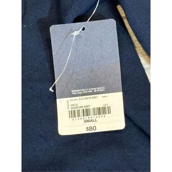 St. John’s Bay navy jacket shirt size S - Picture 5 of 11